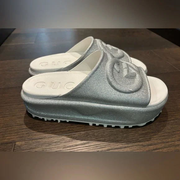 Gucci | Shoes | Gucci Womens Miami Rubber Platform Slides